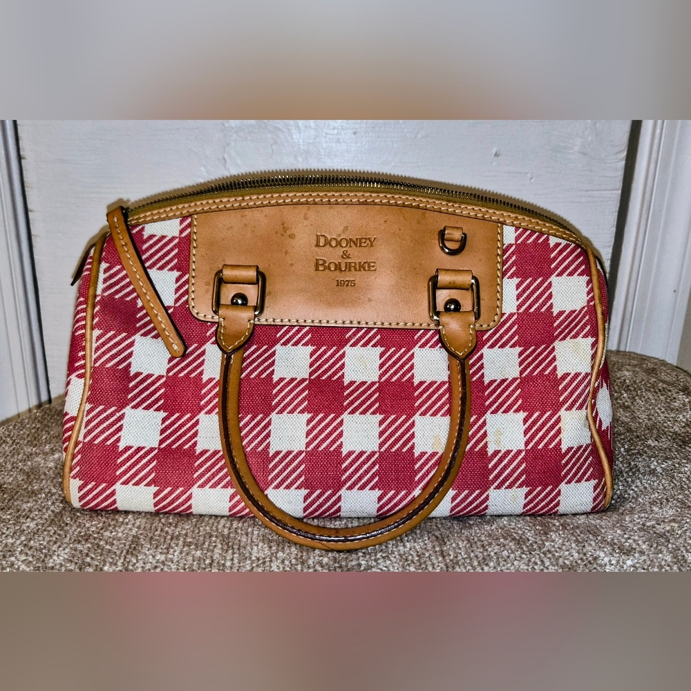Dooney & Bourke Red Checkered Women's Bag